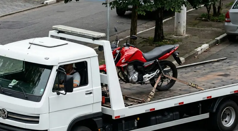 Reboque de moto em Volta Redonda – guincho especializado para motocicletas